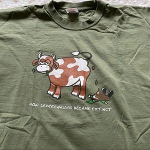 How Leprechauns Became Extinct Cotton Irish Shirt